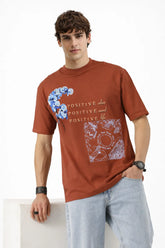 Broadway Vibes Dark Maroon Oversized Tee