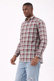 Crimson Grid Classic Shirt