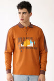 Wild Escape Collar Full Sleeve Adventure Tee