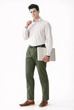 Taupe & Navy Stripe