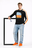 Jin Van Shenvi Black Full Sleeve Crew Neck Tee