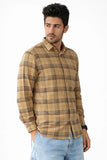 Beige elegance for the modern Shirt Slim Fit