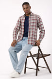 Crimson Grid Classic Shirt