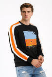 Jin Van Shenvi Black Full Sleeve Crew Neck Tee