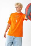 Formula 1 Script Orange Oversized Tee